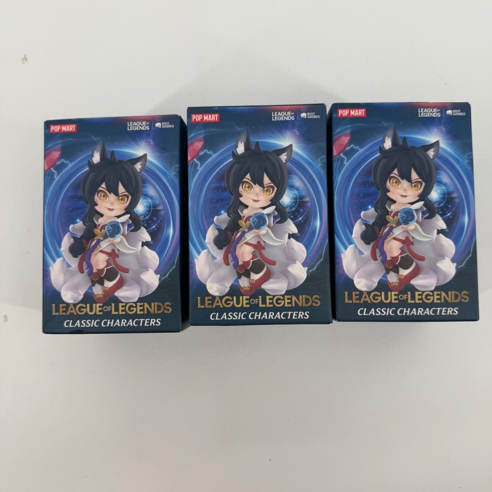 Pop Mart League of Legends Classic Characters Blind Box Figure Lot of 3 New